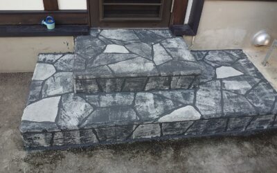 石鳥谷町T様邸ローラーストーン