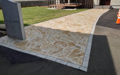 和賀町O様邸ローラーストーン